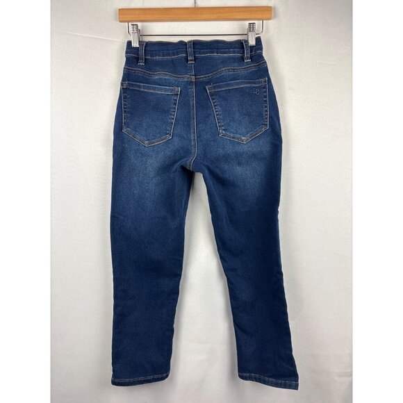 DG2 Diane Gilman Womens Blue Jeans Size 2 Cotton Blend - Picture 2 of 6